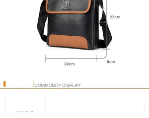 Planet Gates Leather Men's Bag cow leather Messenger bag for male fashion shoulder bag Mens crossbody Bag vintage Handbags
