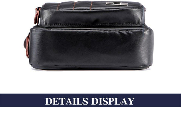 Planet Gates Leather Men's Bag Travel Single Shoulder Messenger Bags Multipurpose Chest Pack Casual multifunctional Bolsas
