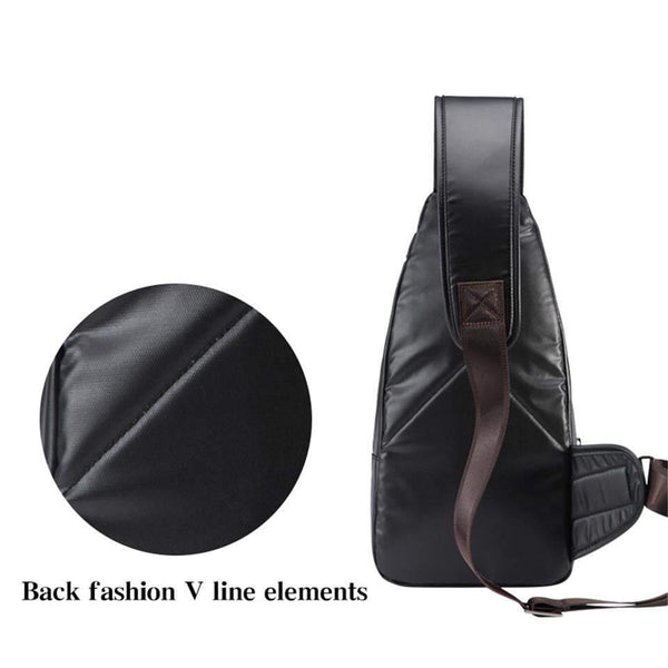 Planet Gates Leather Men's Bag Travel Single Shoulder Messenger Bags Multipurpose Chest Pack Casual multifunctional Bolsas