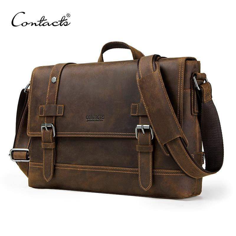 Planet Gates Leather men's bag vintage man shoulder bags for laptop messenger bags male bolsa crossbody handbag