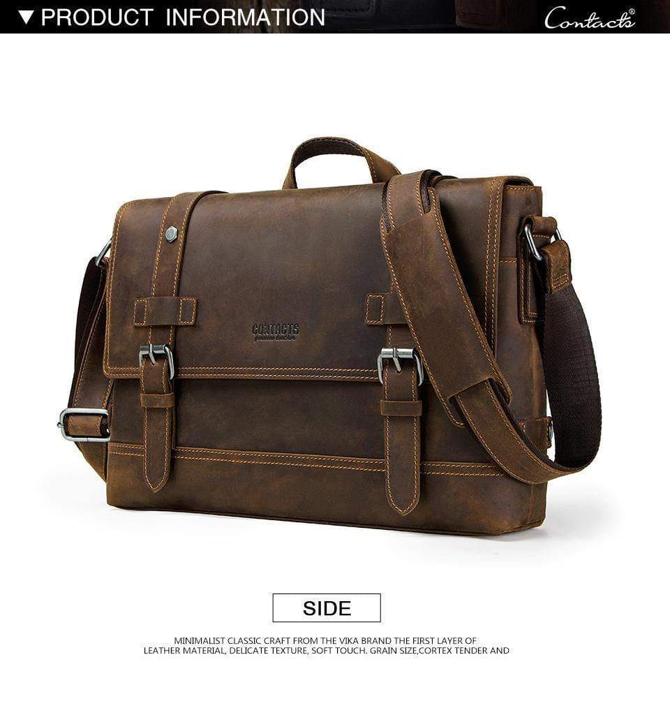 Planet Gates Leather men's bag vintage man shoulder bags for laptop messenger bags male bolsa crossbody handbag