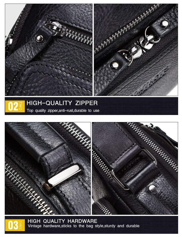 Planet Gates Leather men shoulder bag crossbody bags for men high quality bolsas fashion messenger bag for 9.7" Ipad