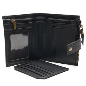 Planet Gates Leather Men Wallets Short Coin Purse Small Vintage Wallet Cowhide Leather Card Holder Pocket Purse Men Wallets