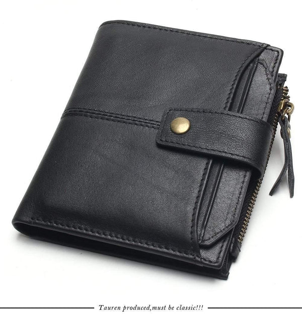 Planet Gates Leather Men Wallets Short Coin Purse Small Vintage Wallet Cowhide Leather Card Holder Pocket Purse Men Wallets