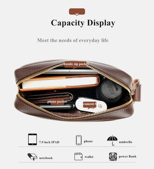 Planet Gates Leather shoulder Messenger Bag Men's Crossbody male vintage crossbody ipad Laptop briefcase Messenger Bags
