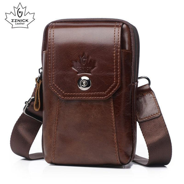 Planet Gates Leather Waist Packs Pack Belt Bag Handbags Phone Pouch Bags Travel Waist Pack Male Waist men's Bag Fashion Flap
