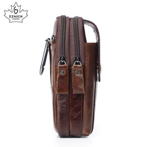 Planet Gates Leather Waist Packs Pack Belt Bag Handbags Phone Pouch Bags Travel Waist Pack Male Waist men's Bag Fashion Flap