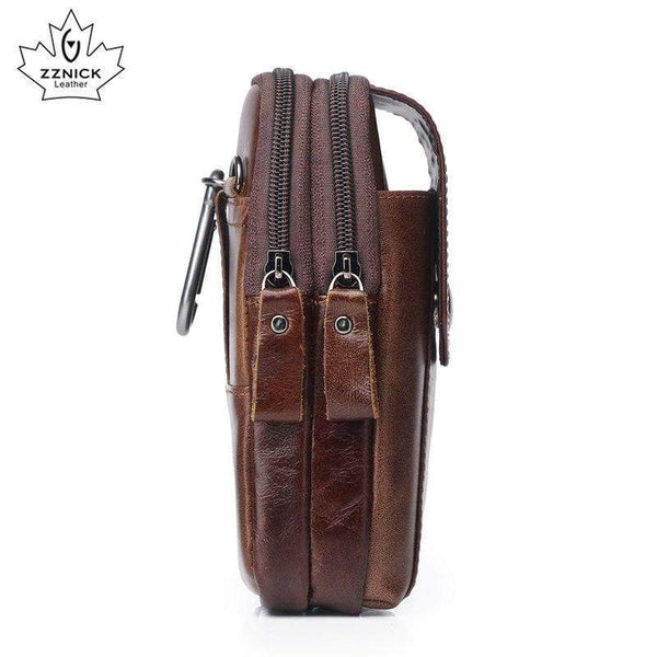 Planet Gates Leather Waist Packs Pack Belt Bag Handbags Phone Pouch Bags Travel Waist Pack Male Waist men's Bag Fashion Flap