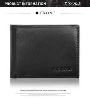 Planet Gates Leather Wallet Men Short Leather Purse Fashion Design Small Wallets Men  Coin Purses  for Man Card Holder