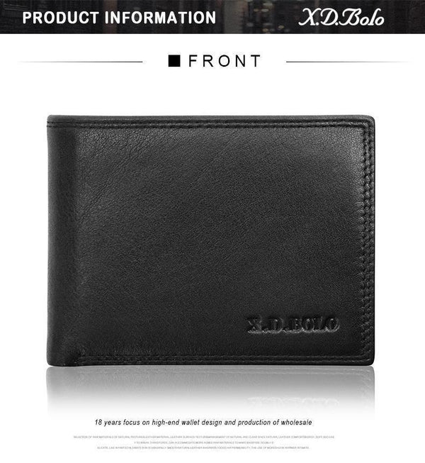 Planet Gates Leather Wallet Men Short Leather Purse Fashion Design Small Wallets Men  Coin Purses  for Man Card Holder
