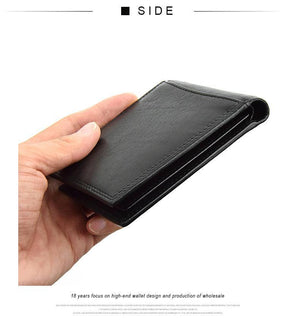 Planet Gates Leather Wallet Men Short Leather Purse Fashion Design Small Wallets Men  Coin Purses  for Man Card Holder