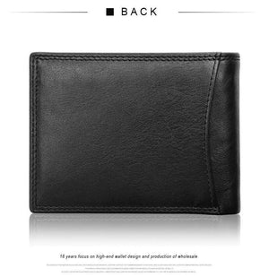 Planet Gates Leather Wallet Men Short Leather Purse Fashion Design Small Wallets Men  Coin Purses  for Man Card Holder