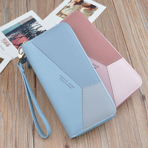 Planet Gates Leather Wallets Women Long Zipper Coin Purses Tassel Design Clutch Wallets Female Money Bag Credit Card Holder