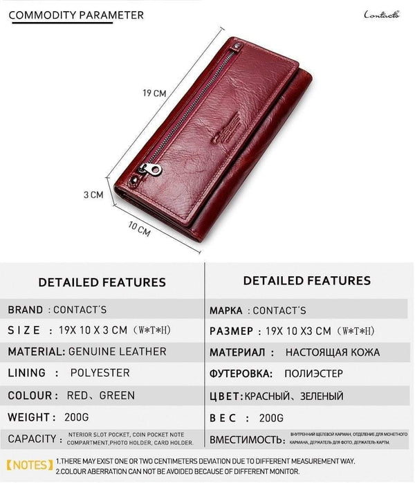 Planet Gates Leather Women Clutch Wallets Multiple Cards Holder Long Female Purse With Phone Bag Fashion Woman Wallet