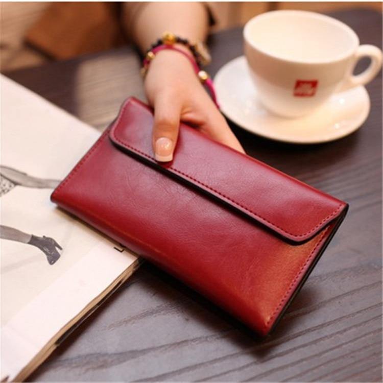 Planet Gates Leather Women Wallet Female Clutch Bags Cow Leather Coin Purse Credit Card Holder Quality carteira