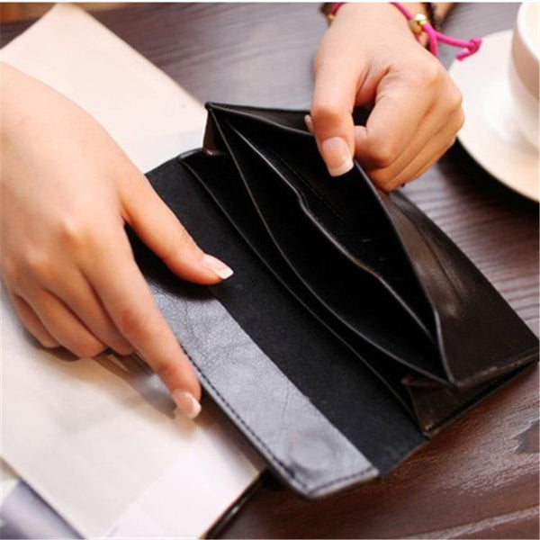 Planet Gates Leather Women Wallet Female Clutch Bags Cow Leather Coin Purse Credit Card Holder Quality carteira