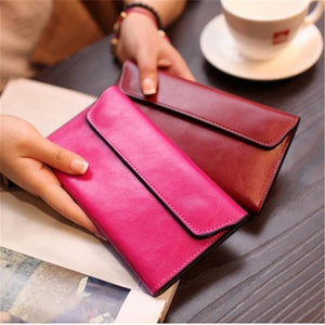 Planet Gates Leather Women Wallet Female Clutch Bags Cow Leather Coin Purse Credit Card Holder Quality carteira