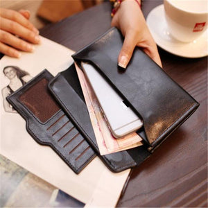 Planet Gates Leather Women Wallet Female Clutch Bags Cow Leather Coin Purse Credit Card Holder Quality carteira
