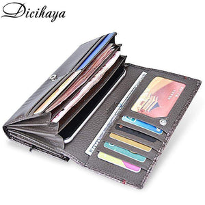 Planet Gates Leather Women Wallets Crocodile Print Long Hasp Zipper Wallet Ladies Clutch Bag Purse Female Luxury