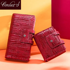 Planet Gates Leather Women Wallets Female Long Clutch Portomonee for Girls Zipper Coin Purse Brand Lady Wallet Card Holder Phone Bag