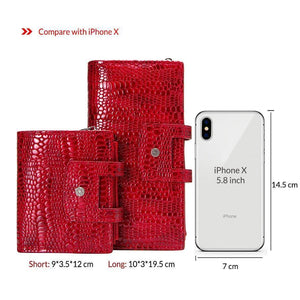 Planet Gates Leather Women Wallets Female Long Clutch Portomonee for Girls Zipper Coin Purse Brand Lady Wallet Card Holder Phone Bag