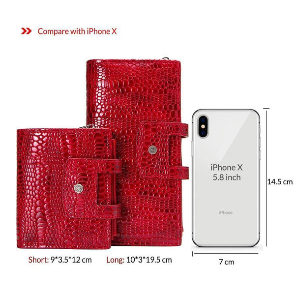 Planet Gates Leather Women Wallets Female Long Clutch Portomonee for Girls Zipper Coin Purse Brand Lady Wallet Card Holder Phone Bag