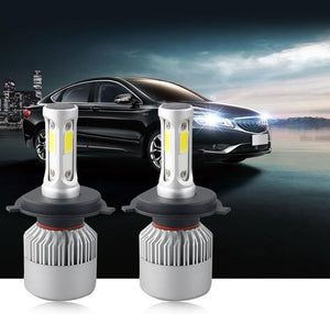 Planet Gates LED 4300K S2 H4 H7 H1 COB LED Headlight Bulbs H11 H13 12V 9005 9006 H3 9004 9007 9012 72W 8000LM Car LED lamp 3000K 8000K 6500K