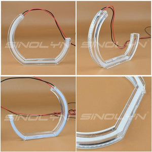 Planet Gates LED Angel Eyes Halo Rings 3D DTM LCI M4 Style For BMW E90 E92 F30 F31 E60 E82 M5 Turn Signal White Yellow Switchback Accessories
