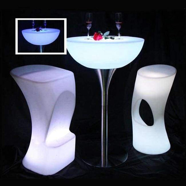 Planet Gates Led Bar Furniture Illuminated Lighting Bar Table For Indoor Or Outdoor SK-LF20 (D66*H110cm) 2pcs/Lot