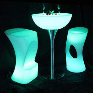 Planet Gates Led Bar Furniture Illuminated Lighting Bar Table For Indoor Or Outdoor SK-LF20 (D66*H110cm) 2pcs/Lot