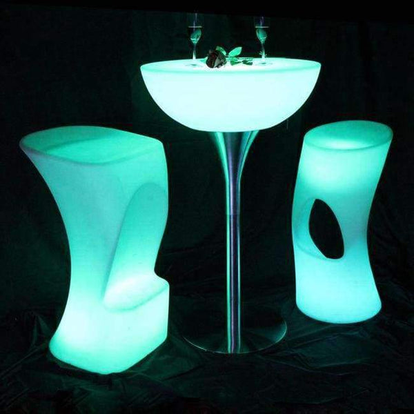 Planet Gates Led Bar Furniture Illuminated Lighting Bar Table For Indoor Or Outdoor SK-LF20 (D66*H110cm) 2pcs/Lot