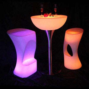Planet Gates Led Bar Furniture Illuminated Lighting Bar Table For Indoor Or Outdoor SK-LF20 (D66*H110cm) 2pcs/Lot