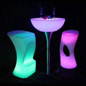 Planet Gates Led Bar Furniture Illuminated Lighting Bar Table For Indoor Or Outdoor SK-LF20 (D66*H110cm) 2pcs/Lot
