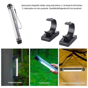 Planet Gates LED Camping Light IP68 Waterproof 5200mAh Rechargeable Battery 42 LED's Work Lamp Outdoor Portable Lights 2Magnet Clip