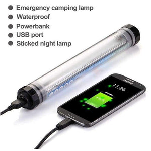 Planet Gates LED Camping Light IP68 Waterproof 5200mAh Rechargeable Battery 42 LED's Work Lamp Outdoor Portable Lights 2Magnet Clip