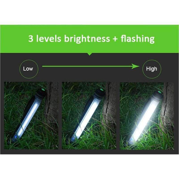 Planet Gates LED Camping Light IP68 Waterproof 5200mAh Rechargeable Battery 42 LED's Work Lamp Outdoor Portable Lights 2Magnet Clip