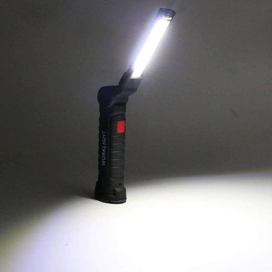 Planet Gates LED COB Rechargeable Magnetic Torch Flexible Inspection Lamp Cordless Work Light  Emergency Lmp