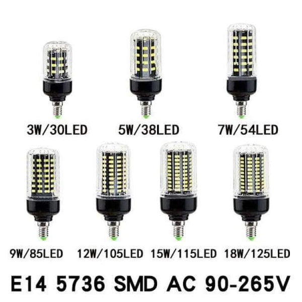 Planet Gates LED Corn Bulb Lamp E27 E14 110V 220V SMD5730 3W 7W 12W 15W 18W Light Bulbs Lampada LED Diode Lamps Energy Saving Light for Home