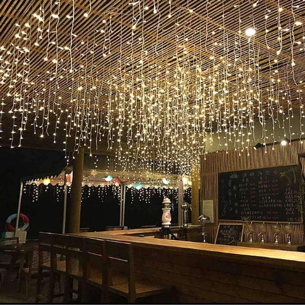 Planet Gates Led Curtain String 4.5Mx3M 5Mx0.4-0.6M Garland 300Led 96Led Led String For Christmas Wedding Party Holiday Lights