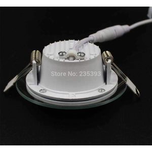 Planet Gates LED Downlight COB Dimmable 7W 10W 12W 15W 20W 30W LED COB Panel Light AC85-265V Recessed COB Downlight Glass Cover Down Light