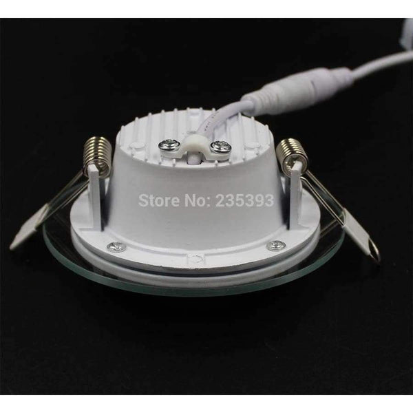 Planet Gates LED Downlight COB Dimmable 7W 10W 12W 15W 20W 30W LED COB Panel Light AC85-265V Recessed COB Downlight Glass Cover Down Light