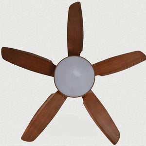 Planet Gates Led fan light living room dining room imitation wood led chandelier imported motor led ceiling lamp home energy-saving lighting