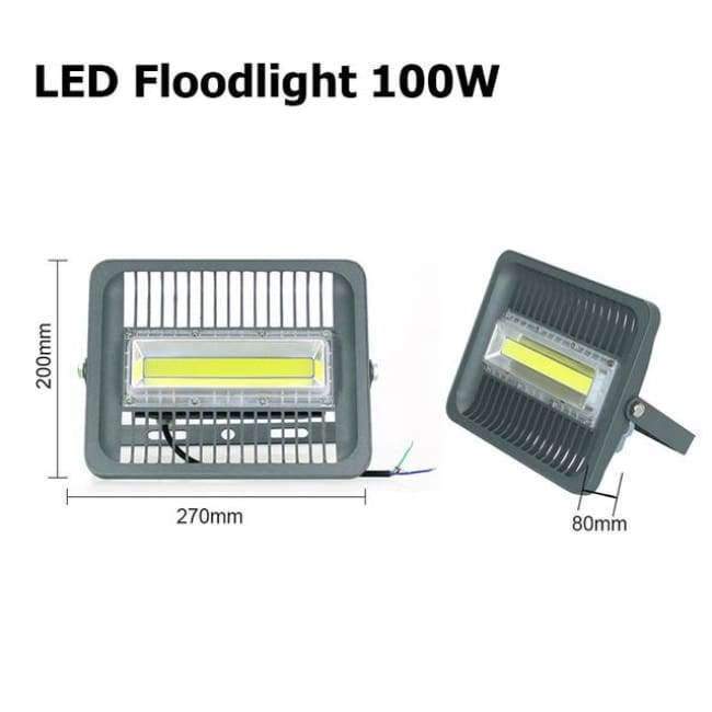 LED Floodlight 30W 50W 100W 150W Waterproof IP66 85-265V Warm/Cool White led spotlight Outdoor Lighting Refletor LED street Lamp