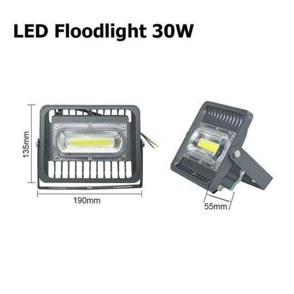 Planet Gates LED Floodlight 30W / Cold White LED Floodlight 30W 50W 100W 150W Waterproof IP66 85-265V Warm/Cool White led spotlight Outdoor Lighting Refletor LED street Lamp