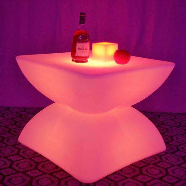 Planet Gates LED Glowing Colored Lighting desk TV Stand Bar furniture illuminated Coffee Bar Table SK-LF16D (D62*D62*H42cm) free shipping 1pc