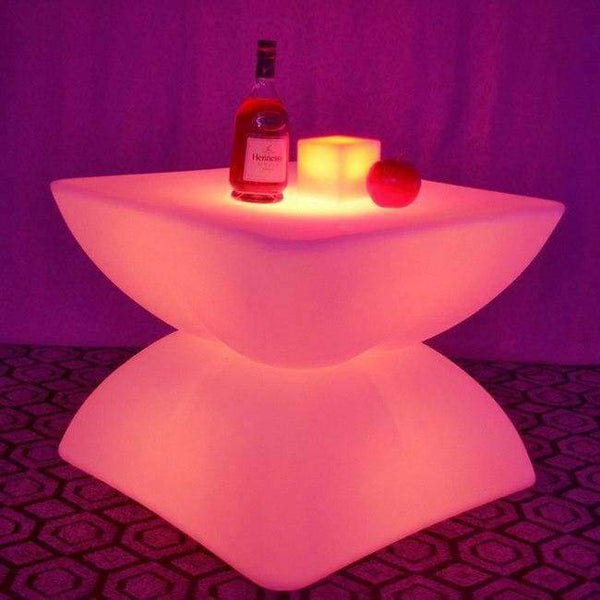 Planet Gates LED Glowing Colored Lighting desk TV Stand Bar furniture illuminated Coffee Bar Table SK-LF16D (D62*D62*H42cm) free shipping 1pc