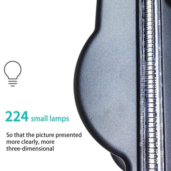 Planet Gates LED Holographic Projector Portable Hologram Player 3D Holographic Dispaly Fan Unique Hologram Projector Black