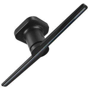 Planet Gates LED Holographic Projector Portable Hologram Player 3D Holographic Dispaly Fan Unique Hologram Projector Black