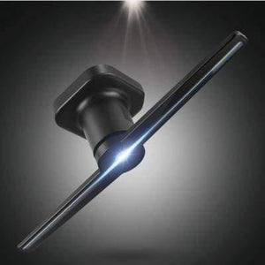 Planet Gates LED Holographic Projector Portable Hologram Player 3D Holographic Dispaly Fan Unique Hologram Projector Black