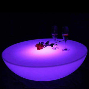 Planet Gates LED Illuminated Furniture Waterproof LED Table LED Coffee Table rechargeable SK-LF17 (D66*H22cm) 1pc